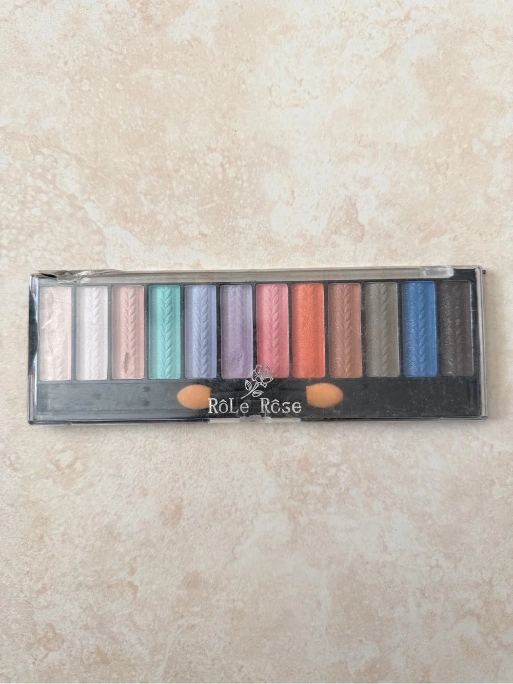 *BRAND NEW* Role Rose Multicolor Eyeshadow Palette 12 Versatile Shades WithBrush